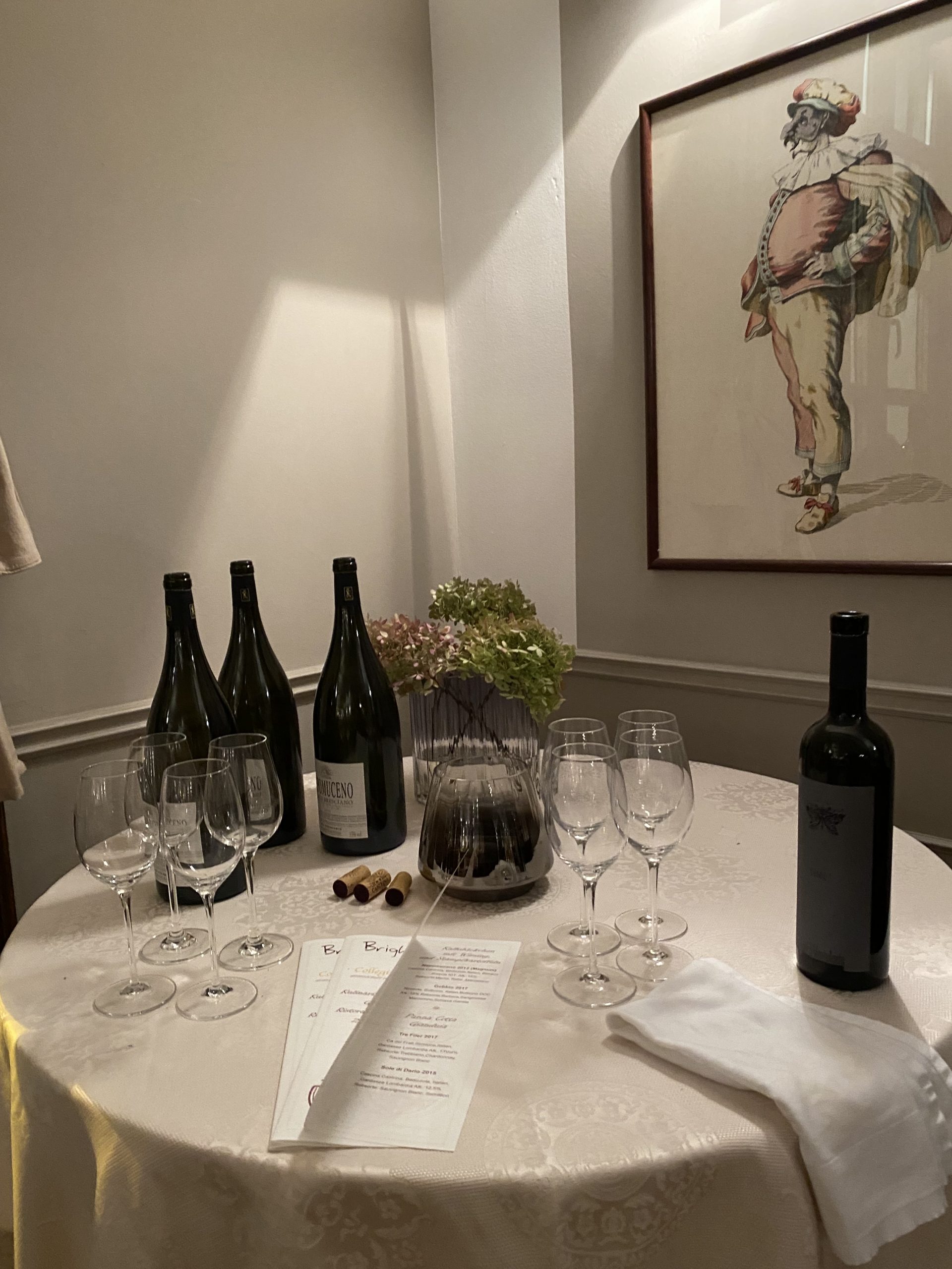 Kulinarische Weinprobe Gardasee im Ristorante Brighella