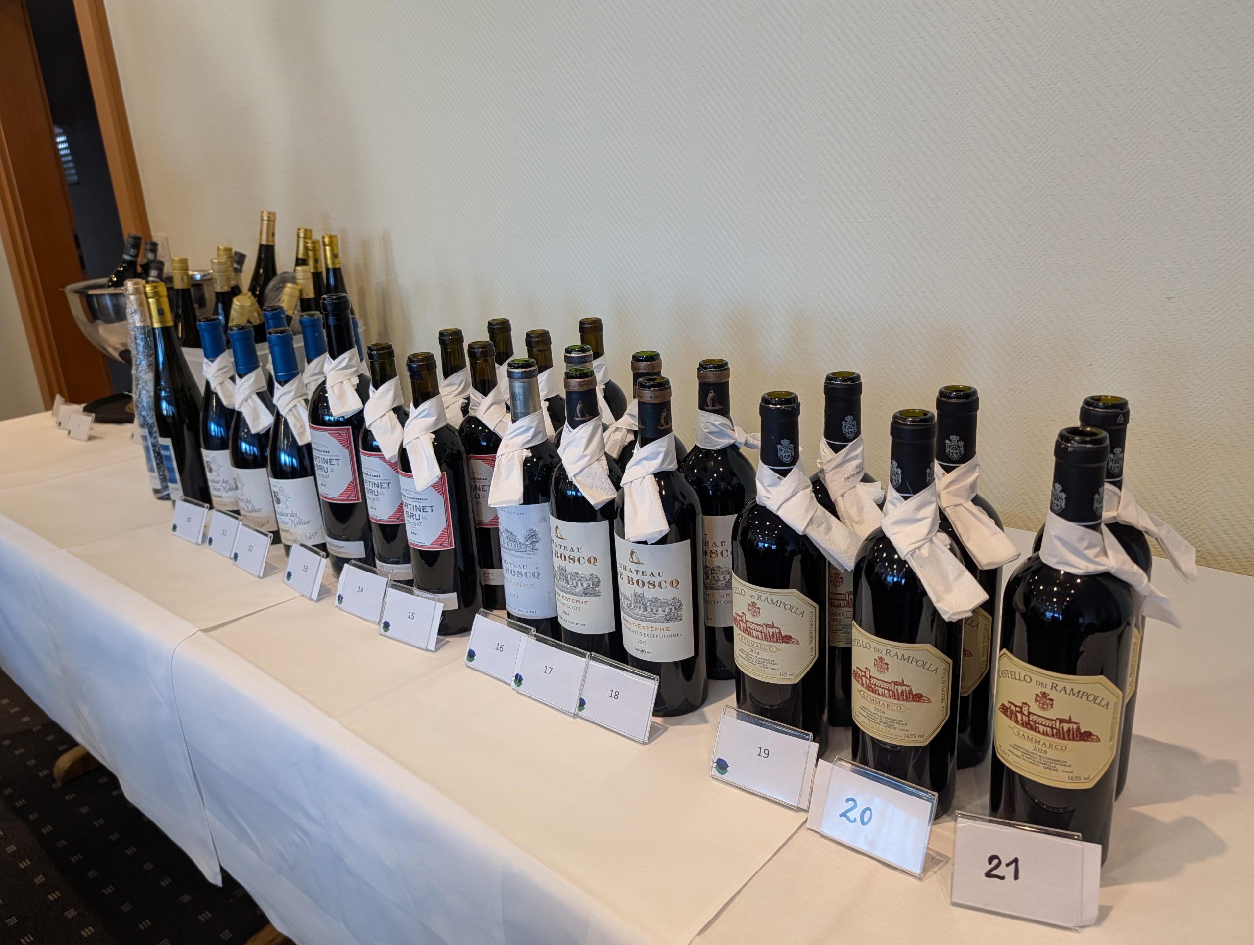 Vertikalprobe des Collegium Vini - Was der Wein von der Zeit weiß - am 22.4.2026 (Foto: Klaus Rössler)